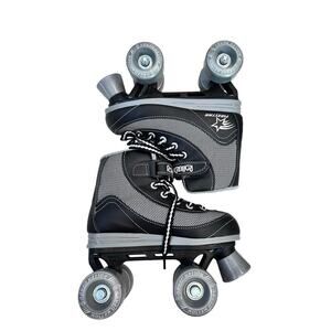 Roller Derby Youth Boys Black Gray Skates Inline1378-13 Firestar Skates Size 2
